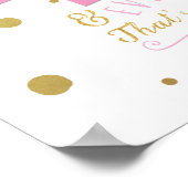 Zucker & Gewürze & Alles Nette Baby Dusche Banner Poster (Ecke)