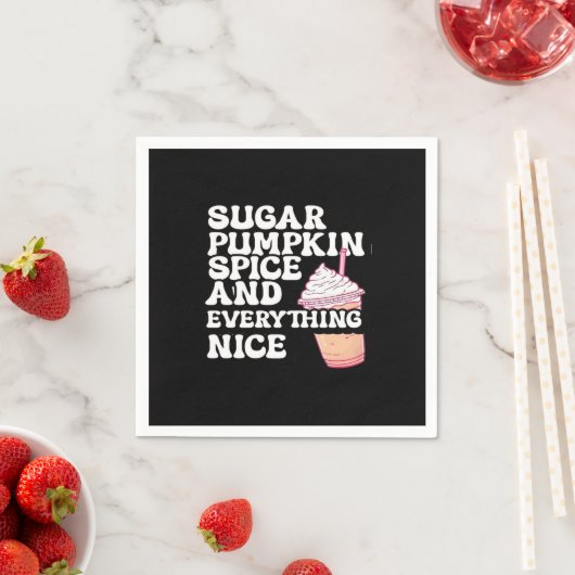 Zucker, Gewürze und alles Gute im klassischen T-Sh Serviette (Beispiel)