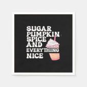 Zucker, Gewürze und alles Gute im klassischen T-Sh Serviette (Vorderseite)