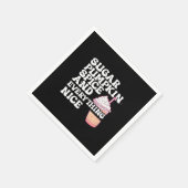 Zucker, Gewürze und alles Gute im klassischen T-Sh Serviette (Ecke)