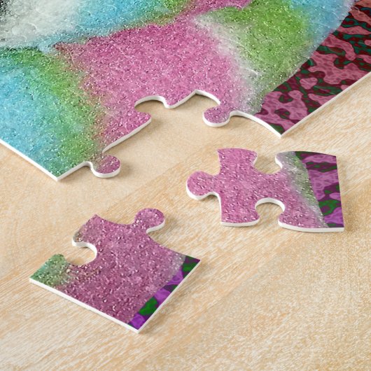 Zucker-Gleitschirm mit einem Hut Puzzle (Seite)