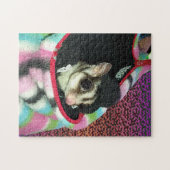 Zucker-Gleitschirm mit einem Hut Puzzle (Horizontal)