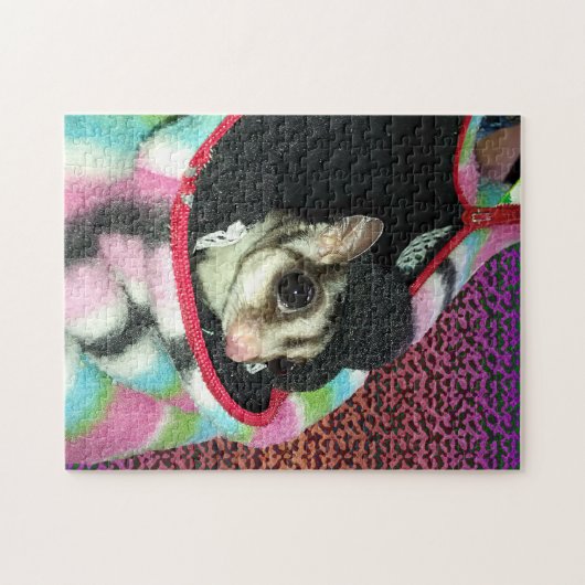 Zucker-Gleitschirm mit einem Hut Puzzle (Horizontal)