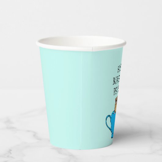 Zucker Glider in Teekuchen Maßgeschneiderte Geburt Pappbecher (Rechts)