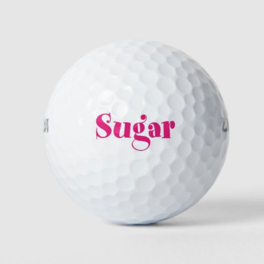 Zucker Golfball (Vorderseite)