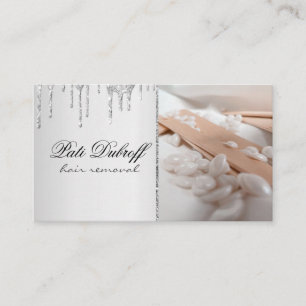 Zucker Haarentfernung Zucker Schönheitssalon Welln Visitenkarte