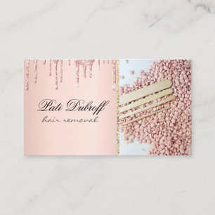 Zucker Haarentfernung Zucker Schönheitssalon Welln Visitenkarte