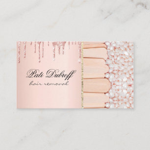 Zucker Haarentfernung Zucker Schönheitssalon Welln Visitenkarte