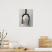Zucker in einem Holzschott Poster (Küche)