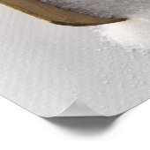 Zucker in einem Holzschott Poster (Ecke)