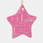Zucker Keramik Ornament (Rechts)