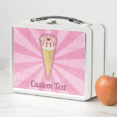 Zucker-Kone-Eiscreme Metall Brotdose (Beispiel)
