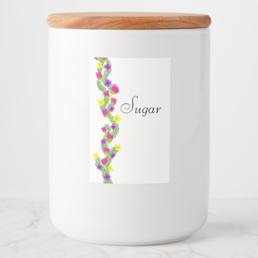 Zucker Lebensmitteletikett (Vorderseite)