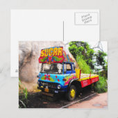 Zucker-Lkw Postkarte (Vorne/Hinten)