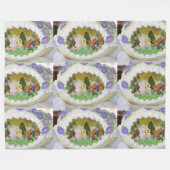 Zucker Ostereier Fleecedecke (Vorderseite (Horizontal))