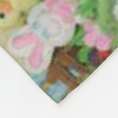 Zucker Ostereier Fleecedecke (Ecke)