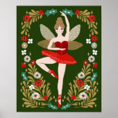 Zucker-Pflaume-Fairy - Nutcracker Weihnachten Poster (Vorne)