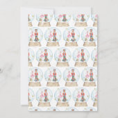 Zucker-Pflaume Fairy und Nutcracker Magischer Gebu Einladung (Rückseite)