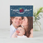 Zucker-Pflaume-Kisses-Karte mit Umschlag (Stehend Vorderseite)