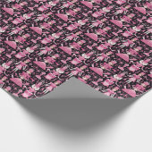 Zucker-Pflaume-Mühle, verzauberte Nutcracker-Balle Geschenkpapier (Ecke)