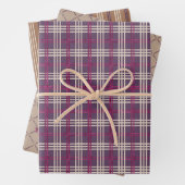 Zucker-Pflaume - Set Pflaume & Bows, Weihnachtsges Geschenkpapier Set (Beispiel)