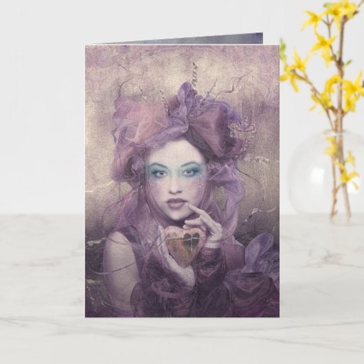 Zucker-Pflaumenkarte Karte (Gelbe Blume)