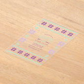 Zucker Plum Frost Ugly Sweater Weihnachtsgebäck Pa Acryleinladungen (Ablage )