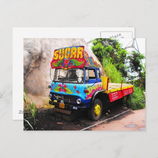 Zucker Postkarte (Vorne/Hinten)