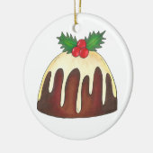 Zucker Pudding Weihnachtsfest Dessert Keramik Ornament (Links)