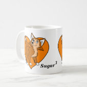Zucker Rauminhalt berechnete Tasse (Vorderseite Links)