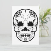 Zucker-Schädel: 1 Einladung (Stehend Vorderseite)