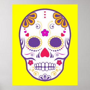 Zucker-Schädel: 1 Poster