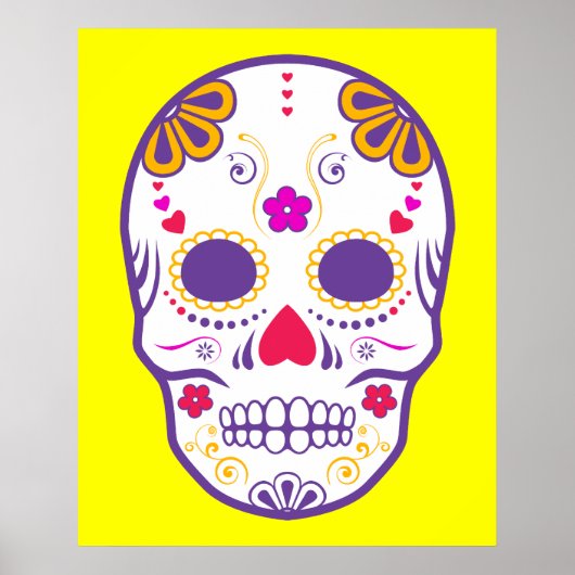 Zucker-Schädel: 1 Poster (Vorne)