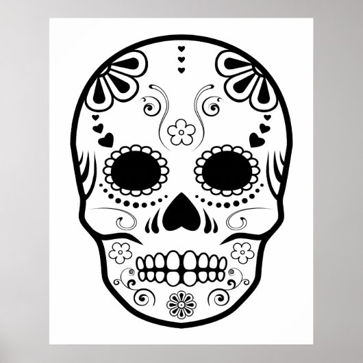 Zucker-Schädel: 1 Poster (Vorne)