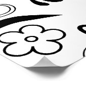 Zucker-Schädel: 1 Poster (Ecke)