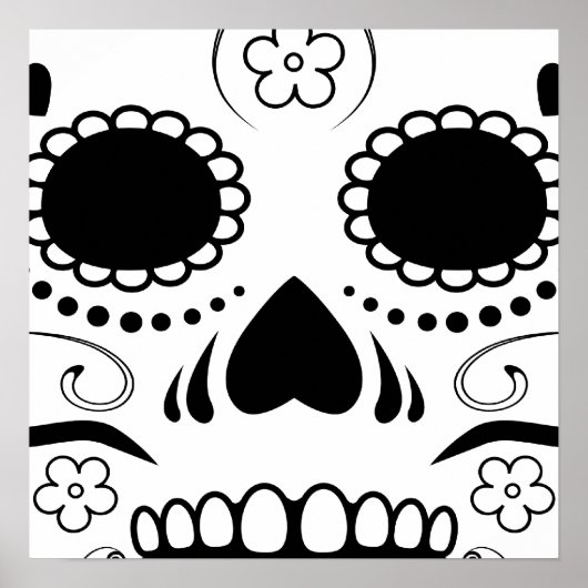 Zucker-Schädel: 1 Poster (Vorne)