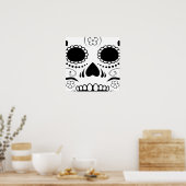 Zucker-Schädel: 1 Poster (Küche)