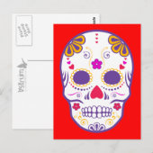 Zucker-Schädel: 1 Postkarte (Vorne/Hinten)