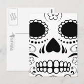 Zucker-Schädel: 1 Postkarte (Vorne/Hinten)