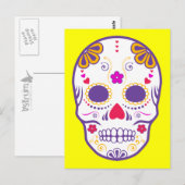 Zucker-Schädel: 1 Postkarte (Vorne/Hinten)