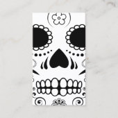 Zucker-Schädel: 1 Visitenkarte (Vorderseite)