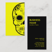 Zucker-Schädel: 1 Visitenkarte (Vorne/Hinten)