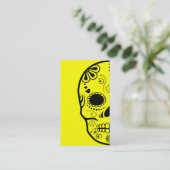 Zucker-Schädel: 1 Visitenkarte (Stehend Vorderseite)