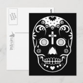 Zucker-Schädel: 2 Postkarte (Vorne/Hinten)