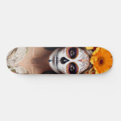 Zucker-Schädel-Dame Skateboard (Horizontal)