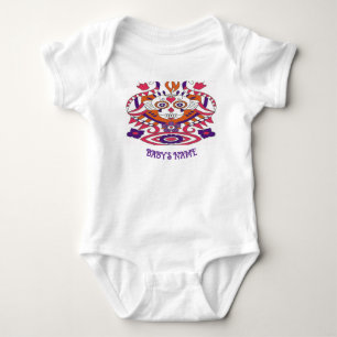 Zucker-Schädel-Design Baby-One-Stück-Outfit Baby Strampler