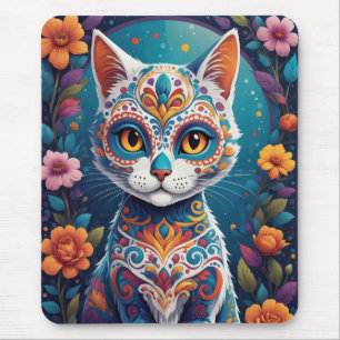 Zucker-Schädel-Kätzchen Mousepad