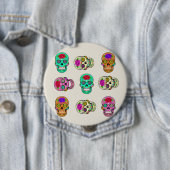 Zucker-Schädel-Knopf Button (Beispiel)
