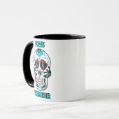 Zucker-Schädel/Krieger...POTS Tasse (Vorderseite Links)