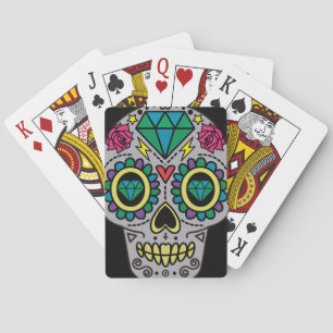 Zucker-Schädel-Kunst, Tag der Toten Spielkarten